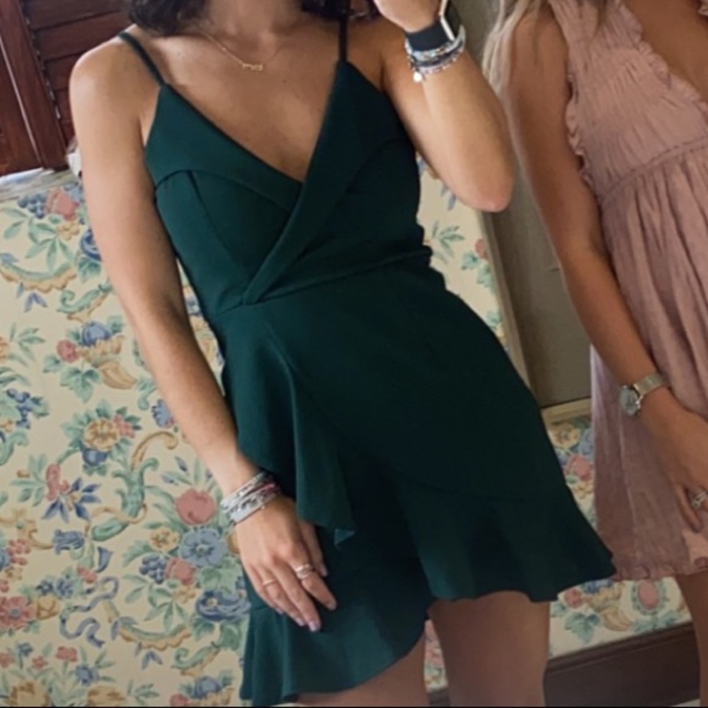 Saints + Secrets Emerald Dress - Picture 2 of 2